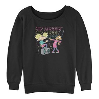 Juniors' Hey Arnold Air Guitar With Gerald Graphic Slouchy Terry