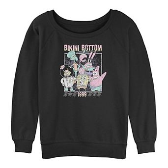 Juniors' SpongeBob SquarePants Bikini Bottom Gang Graphic Slouchy Terry