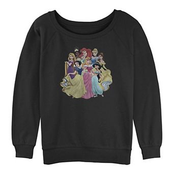 Juniors' Disney Princess Club Graphic Slouchy Terry