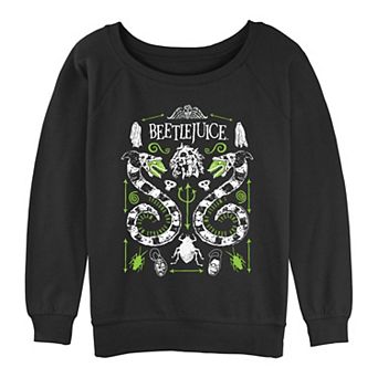 Juniors' Beetlejuice Sandworms Poster Graphic Slouchy Terry