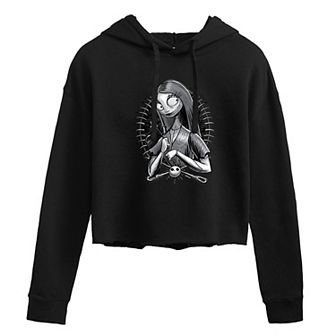 Disney's The Nightmare Before Christmas Sally Juniors' Cropped Hoodie