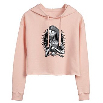 Disney's The Nightmare Before Christmas Sally Juniors' Cropped Hoodie
