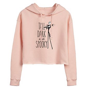 Disney's The Nightmare Before Christmas Jack Juniors' Spooky Cropped Hoodie