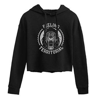 Disney's The Lion King Scar Juniors' Feeling Territorial Cropped Hoodie
