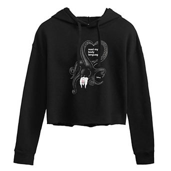 Disney's The Little Mermaid Ursula Juniors' Read My Body Language Cropped Hoodie