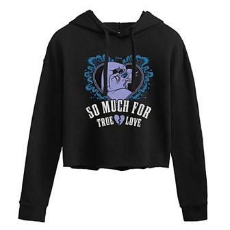 Disney's The Little Mermaid Ursula Juniors' So Much For True Love Cropped Hoodie