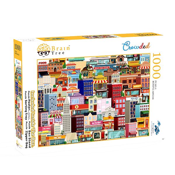 Crowded Jigsaw Puzzle For Adults