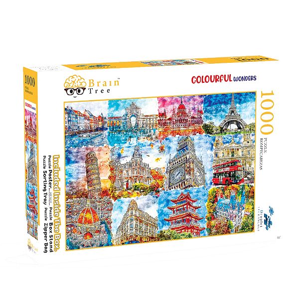 Colorful Wonders Puzzle For Adults