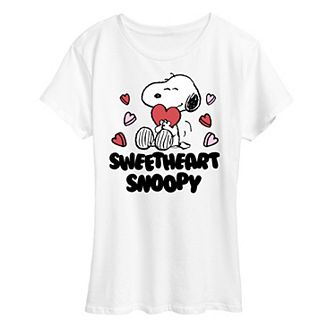 Women's Peanuts Sweetheart Snoopy Graphic Tee