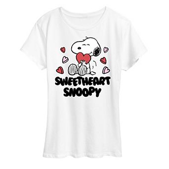 Women's Peanuts Sweetheart Snoopy Graphic Tee