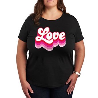 Plus Retro Love Graphic Tee