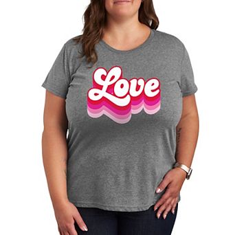 Plus Retro Love Graphic Tee