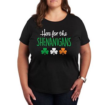 Plus Here for the Shenanigans Graphic Tee