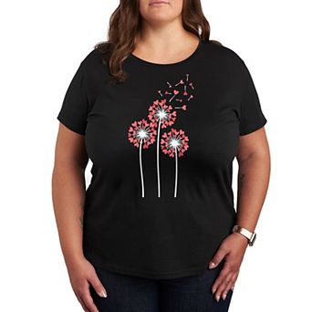 Plus Dandelion Heart Group Graphic Tee