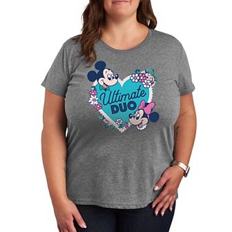 Disney's Mickey & Minnie Mouse Plus Size Ultimate Duo Graphic Tee