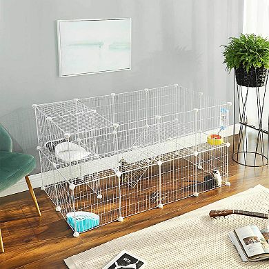 Pet Playpen Includes Cable Ties, Metal Wire Apartment