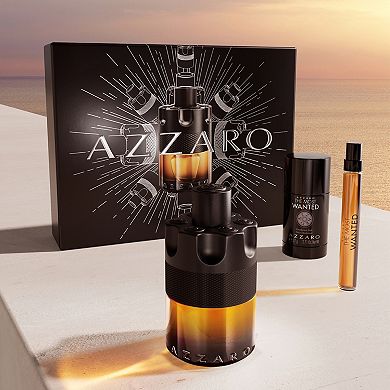 Azzaro The Most Wanted Parfum 3-Piece Men's Fragrance Gift Set