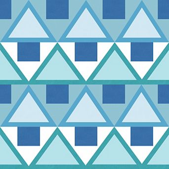 WallPops Aelfie Madaket Geometric Pink Peel and Stick Wallpaper