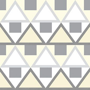 WallPops Aelfie Madaket Geometric Pink Peel and Stick Wallpaper