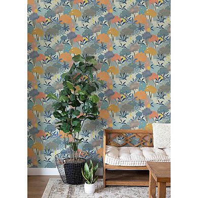 WallPops Alja Horvat Bohemian Walk Sage Peel and Stick Wallpaper