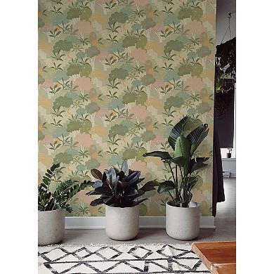 WallPops Alja Horvat Bohemian Walk Sage Peel and Stick Wallpaper