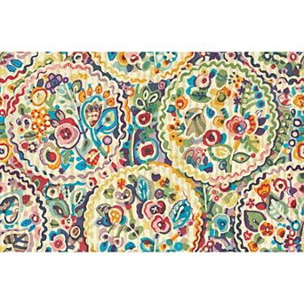 WallPops Caroline et Bettina Camille Blue Peel and Stick Wallpaper