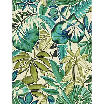 WallPops Caroline et Bettina Feuilles Spice Peel and Stick Wallpaper