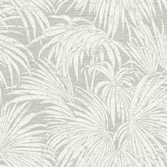 WallPops Egypt Sherrod Cassava Palm Black and Green Peel and Stick Wallpaper