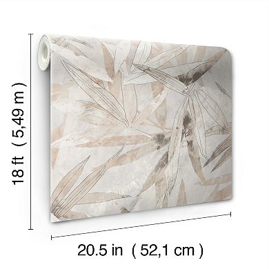 WallPops Egypt Sherrod Bali Bamboo Jade Peel and Stick Wallpaper