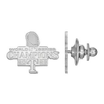 LogoArt Sterling Silver 2023 World Series Champions Texas Rangers Tie Tac