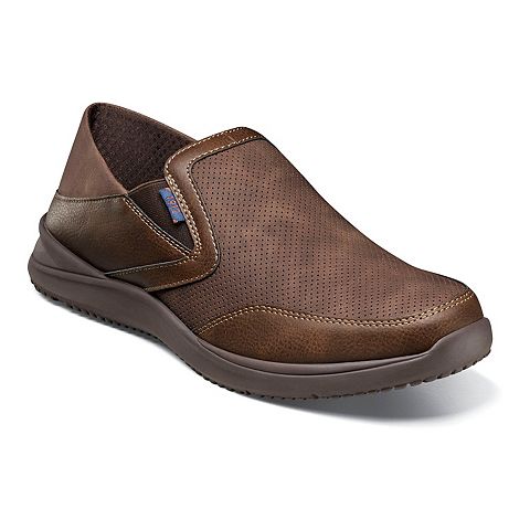 Обувь Nunn Bush Conway EZ Men's Moc Toe Slip-On Shoes