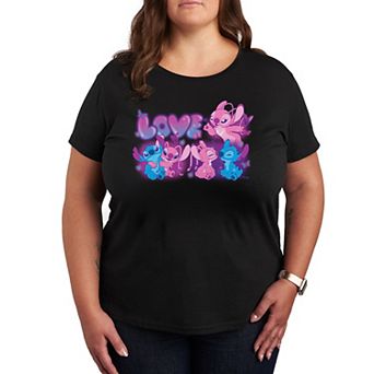 Disney's Lilo & Stitch Plus Love Grid Graphic Tee