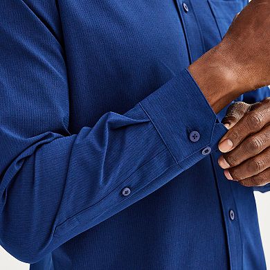 Men's FLX Performance Untucked-Fit Long Sleeve Button Down Shirt