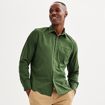 Men's FLX Performance Untucked-Fit Long Sleeve Button Down Shirt