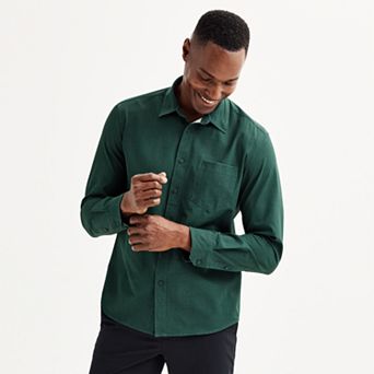 Men's FLX Tech Mesh Standard-Fit Long Sleeve Button-Down