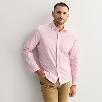 Men's FLX Tech Mesh Standard-Fit Long Sleeve Button-Down