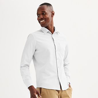 Men's FLX Performance Untucked-Fit Long Sleeve Button Down Shirt