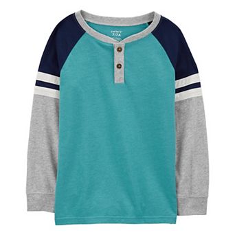 Boys 4-12 Carter's Colorblock Henley Tee
