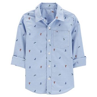 Boys 4-14 Carter's Gingham Button-Front Shirt
