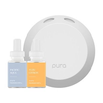Pura Smart Fragrance Diffuser, Pacific Aqua, and Yuzu Citron Starter 3 pc Set