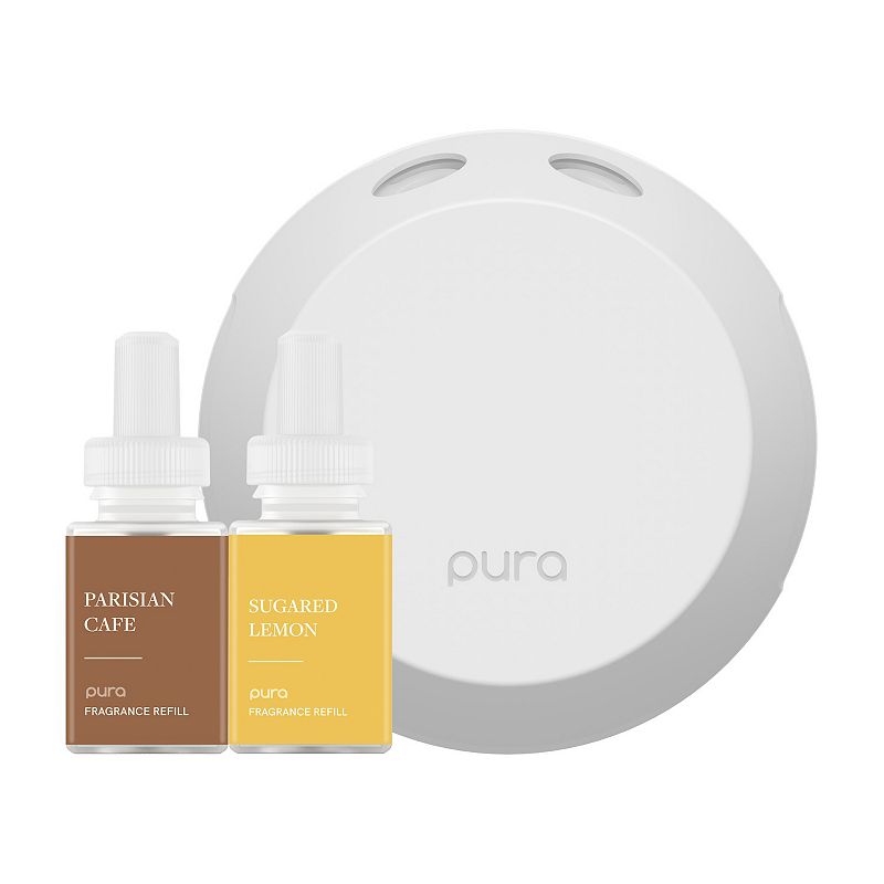 Pura Smart Fragrance Diffuser Parisian Cafe and Sugared Lemon Starter Set