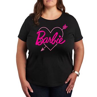 Plus Barbie Arrow Heart Logo Graphic Tee