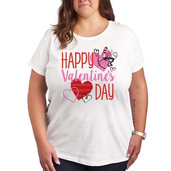 Plus Size Dr. Seuss Happy Valentines Day Graphic Tee