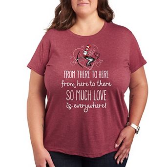 Plus Size Dr. Seuss Love Is Everywhere Graphic Tee