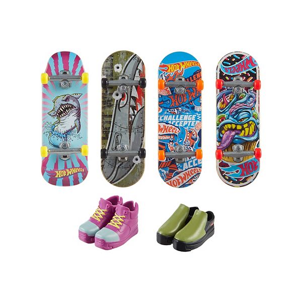 Mattel Hot Wheels Skate Tony Hawk Fingerboards & Skate Shoes Speed ...