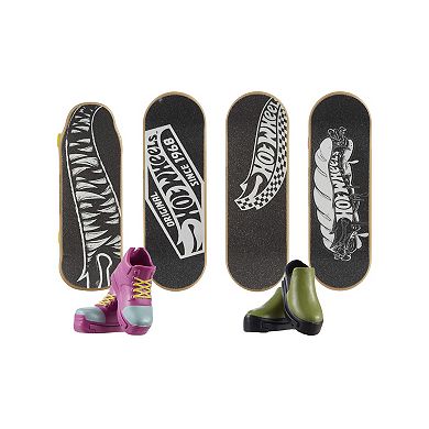 Mattel Hot Wheels Skate Tony Hawk Fingerboards & Skate Shoes Speed ...