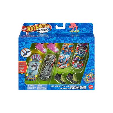 Mattel Hot Wheels Skate Tony Hawk Fingerboards & Skate Shoes Speed ...