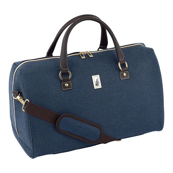 London Fog Yorkshire Large Satchel Bag - Navy