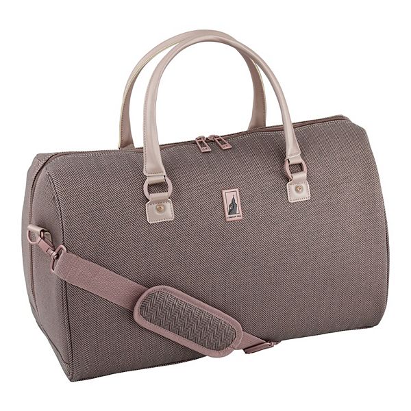 London Fog Yorkshire Large Satchel Bag - Rose Charcoal