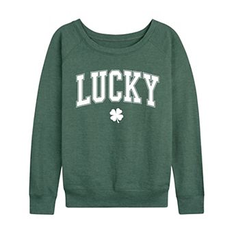 Women's Collegiate Lucky French Terry Long Sleeve Tee